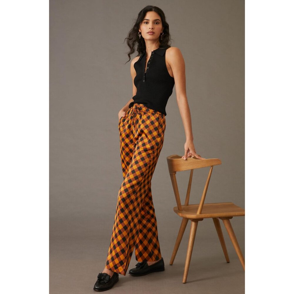Scotch & Soda Mid-Rise Check Trousers M